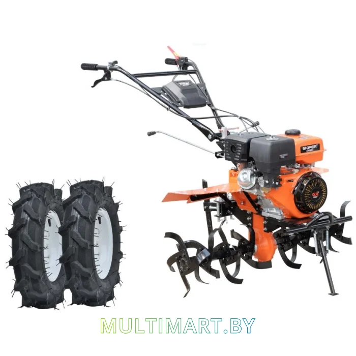 Мотоблок Skiper SP-1400SE Expert (колеса Brado 5.00-10)